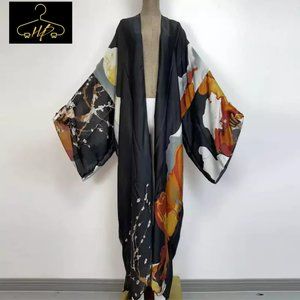SILK KIMONO STYLE DUSTER